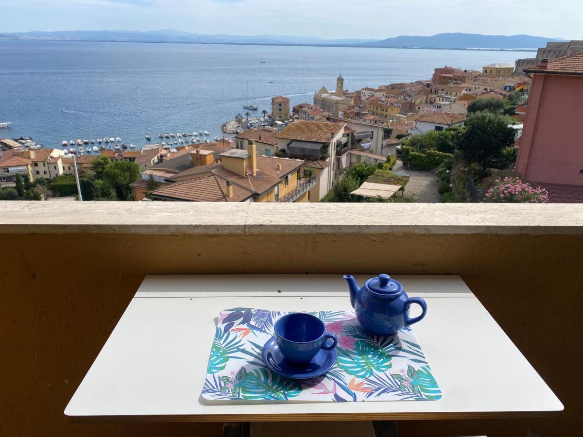 Bilocale Vista Mare Con Posto Auto Apartment Porto Santo Stefano  Luaran gambar